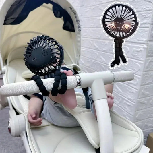 Tragbarer Mini-Ventilator für Kinderwagen & unterwegs